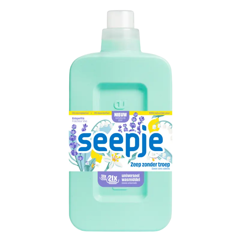 Seepje Wasmiddel universeel knisperfris