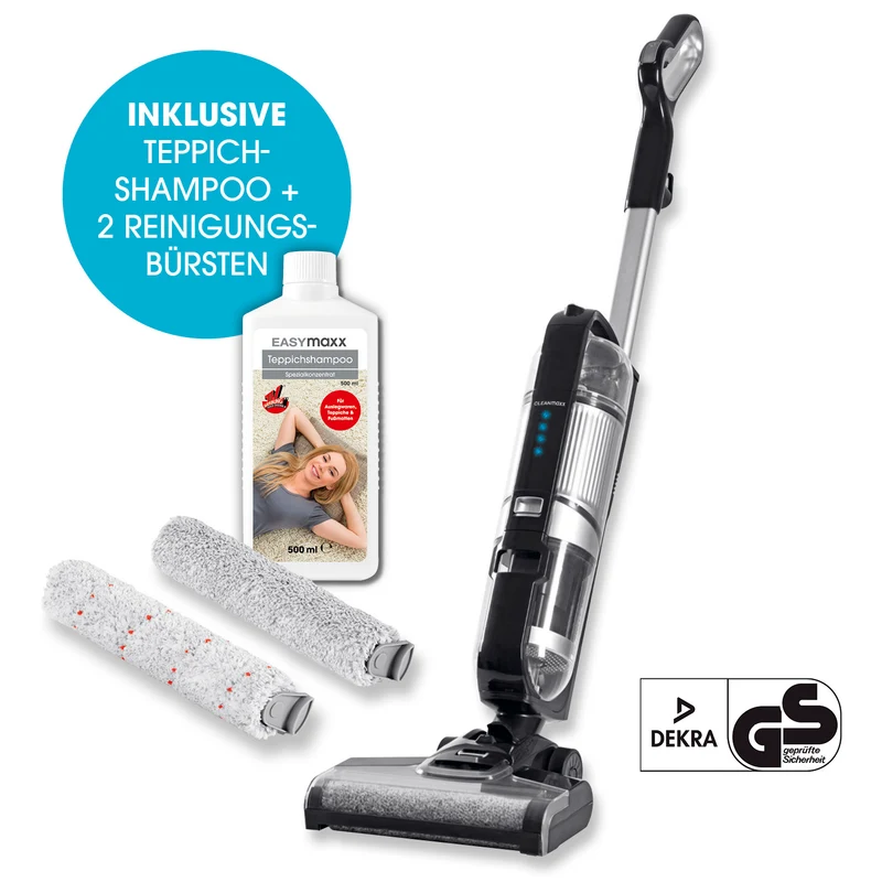 CLEANmaxx Multi-Bodenreiniger + Teppichshampoo - Saugen, Nass- & Trockenwischen