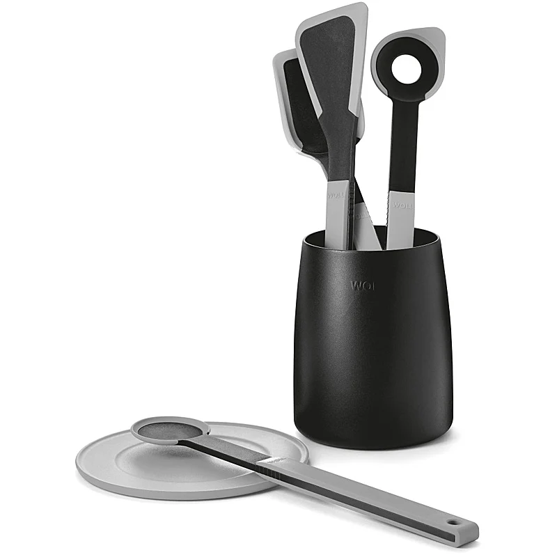Woll CookIT Küchenhelferset Schwarz/Grau