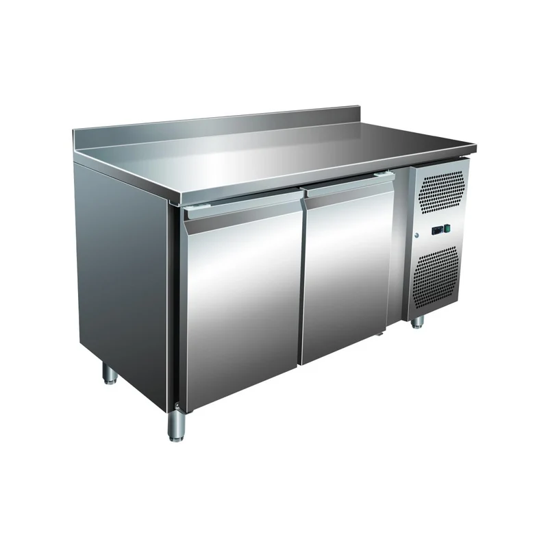 VIP Kühltisch mit 2 Türen und Aufkantung -2 bis +8°C 1.360x600x960 mm