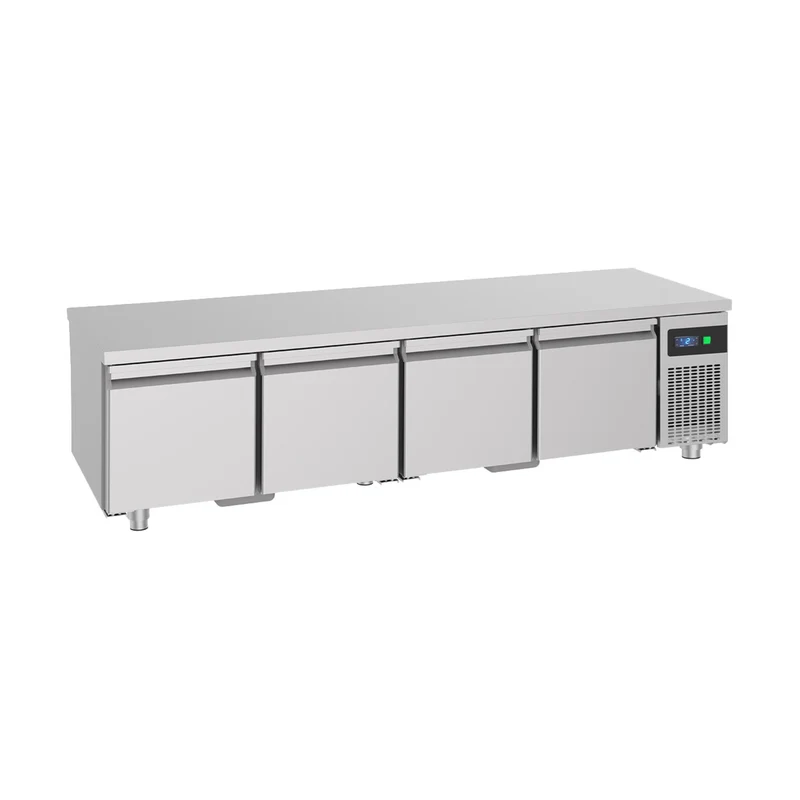 Unterbaukühltisch mit 4 Schubladen -2 bis +8°C 2.130x700x600 mm