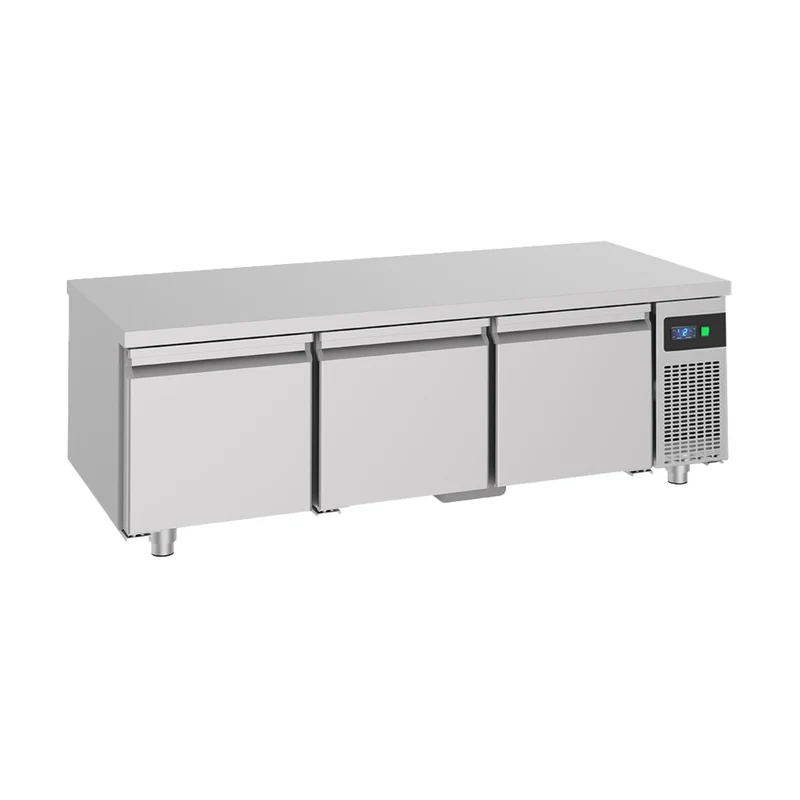 Unterbaukühltisch mit 3 Schubladen -2 bis +8°C 1.600x700x600 mm