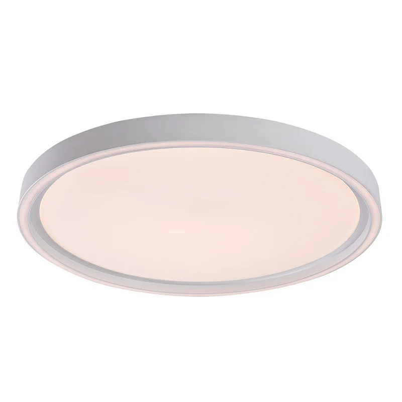 Rabalux Zerina Deckenleuchte, 31 W, IP40, weiß, 3000–6500 K, Speicherfunktion, mit Fernbedienung, Timer-Funktion, Nachtlicht-Effekt, 75086