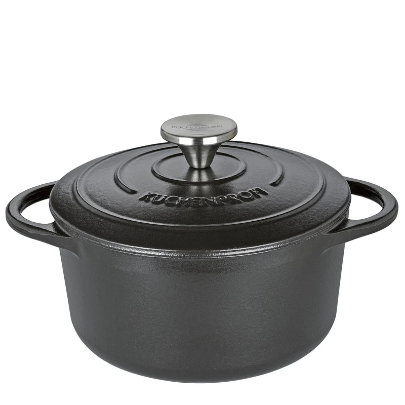 Bratentopf rund, 20 cm classic black