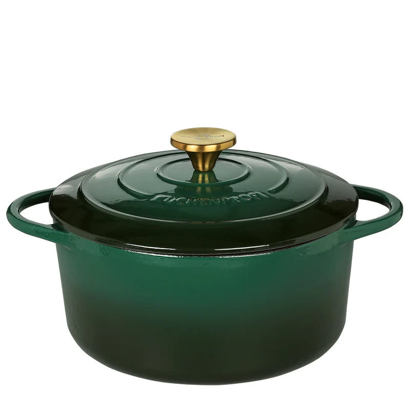 Bratentopf rund, 24 cm racing green