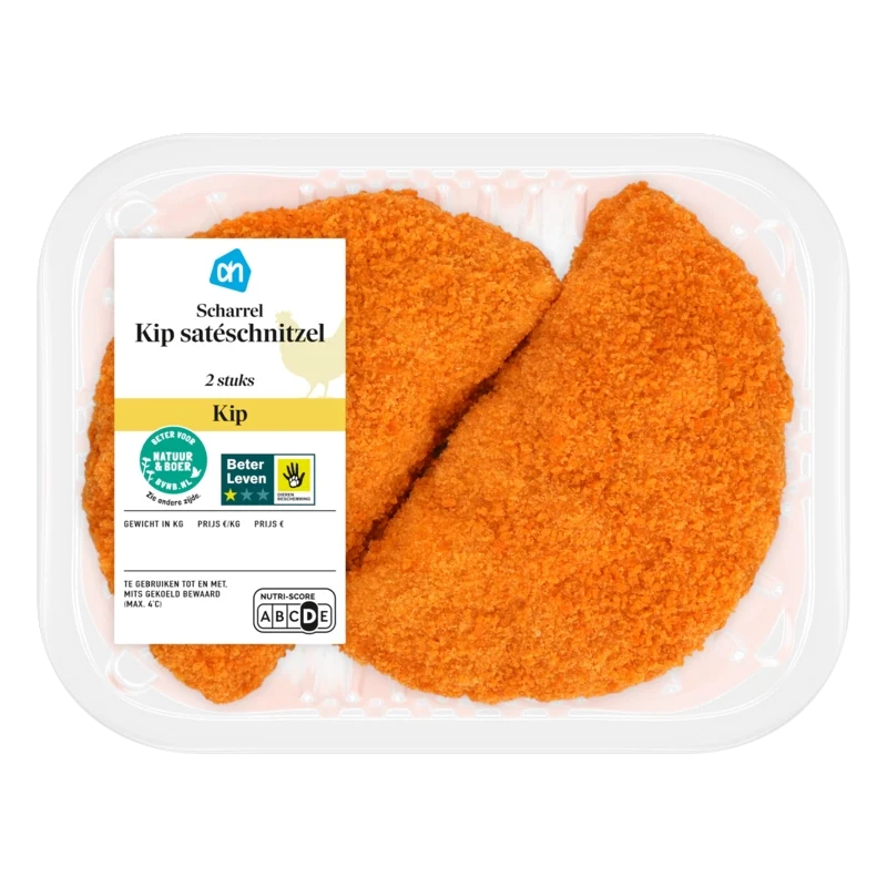 Scharrel kipsateschnitzel 2 stuks
