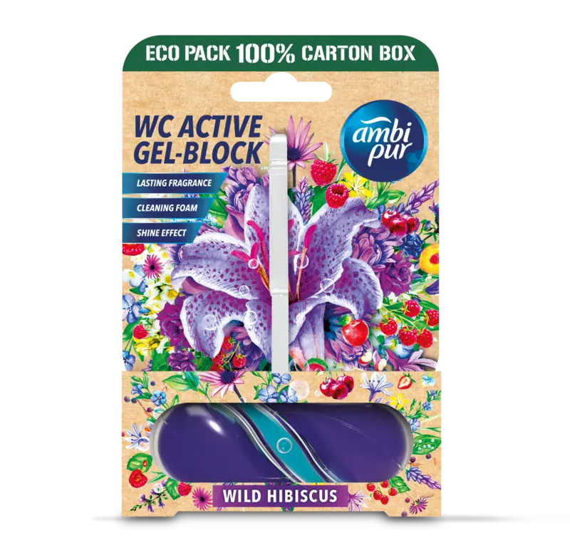 Ambi Pur Wc active tri-gel wild hibiscus