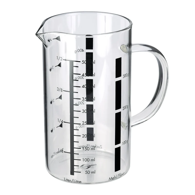 Messbecher 500 ml, Glas