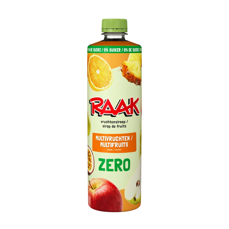 Raak Vruchtensiroop multivruchten zero