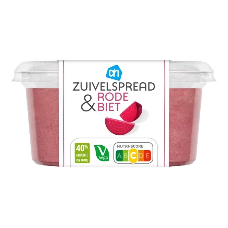 Zuivelspread rode biet