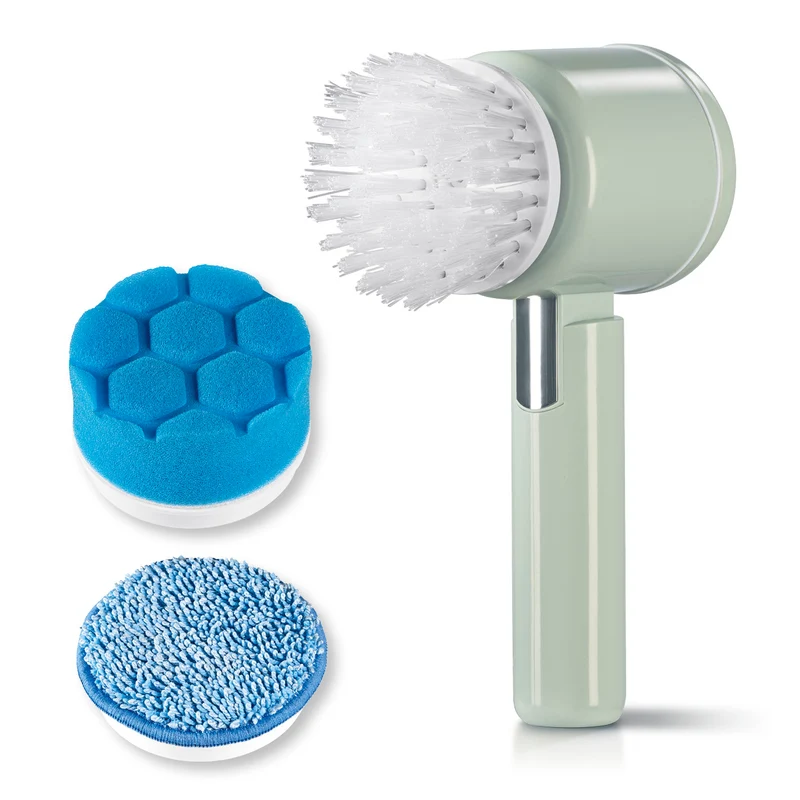 CLEANmaxx Akku-Reinigungsbürste - 2 Geschwindigkeitsstufen - Mint