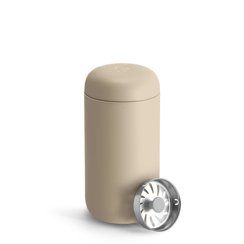 Thermobecher 350 ml | Edelstahl-Isolierbecher mit Spritzschutz und BPA-freiem Deckel für unterwegs