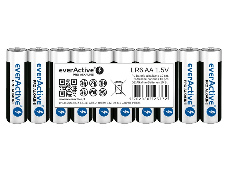 everActive Pro Alakline Batterie AA/AAA 10 stuck