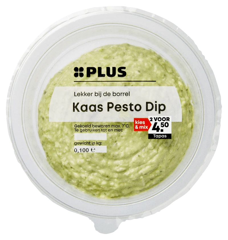 Kaas-Pesto dip