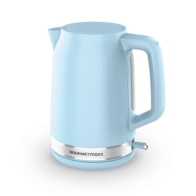 GOURMETmaxx Wasserkocher 1,7l - Blau