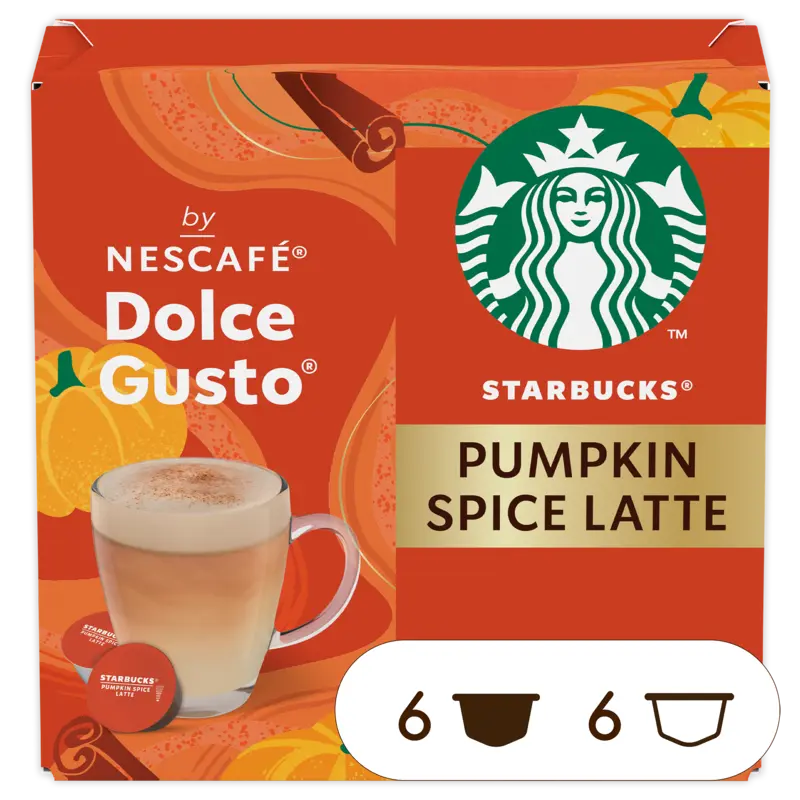 Starbucks Dolce gusto pumpkin spice latte capsules