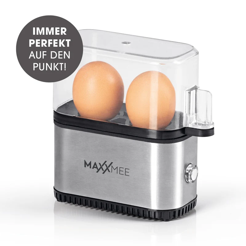 MAXXMEE Eierkocher Kompakt 2.0 - Bis zu 2 Frühstückseier