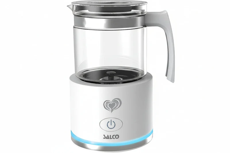 Salco Milchaufschäumer | Elektrischer Milchaufschäumer und Erhitzer für heiße und kalte Milch