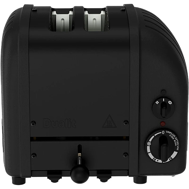 Dualit Classic Toaster 2-Schlitz New Generation Stealth Schwarz matt