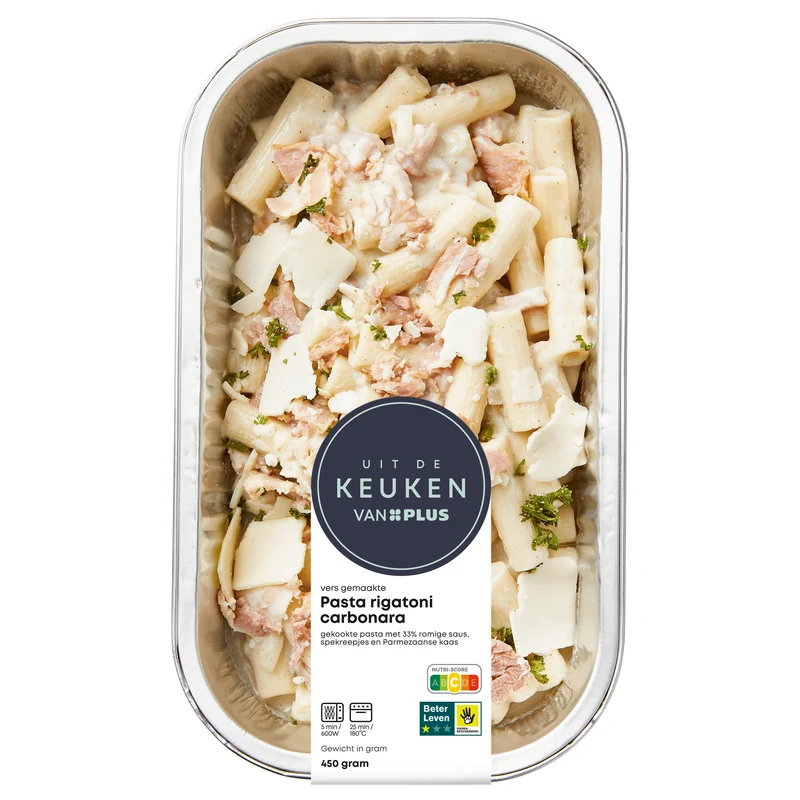 Uit de keuken van Rigatoni Carbonara