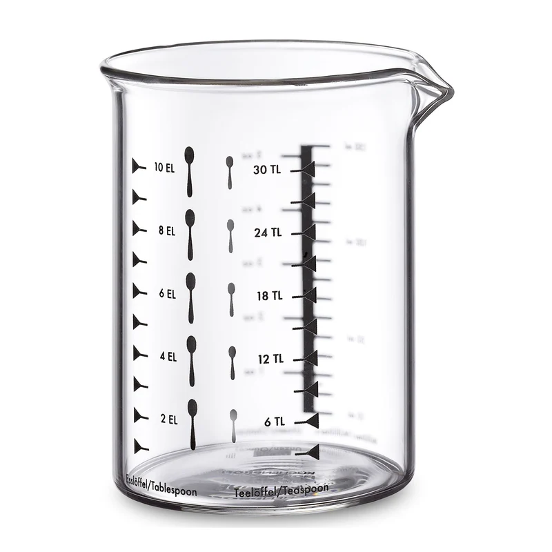 Messbecher 150 ml, Glas