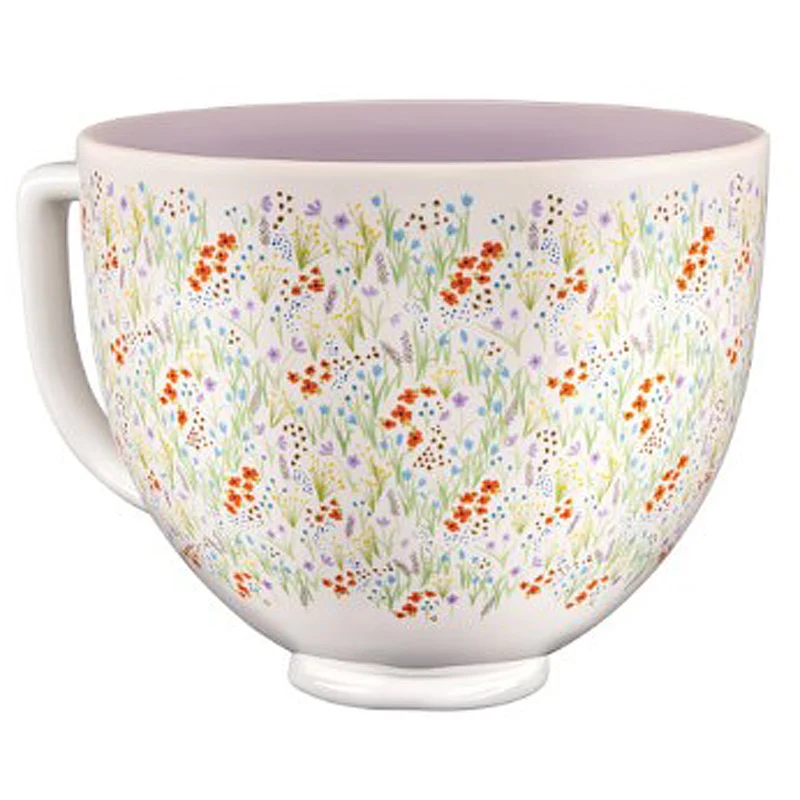 Kitchenaid 5KSM2CB5WF Keramikschüssel Wildflower