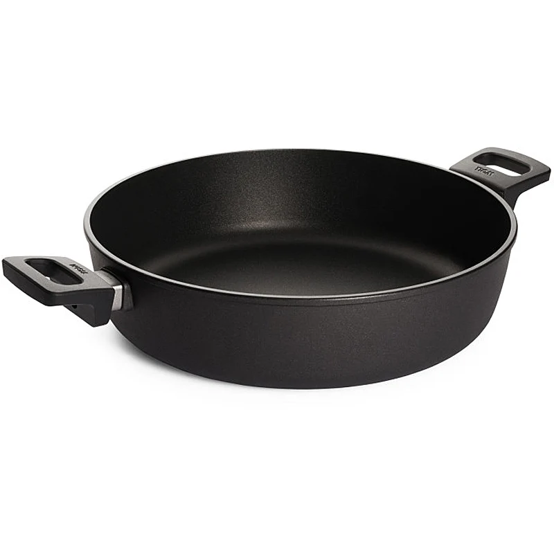 WOLL Nowo Induktin Line Guss-Kasserolle, 32 cm Ø 8 cm hoch 5,5 Liter 2 Seitengriffen 832IL