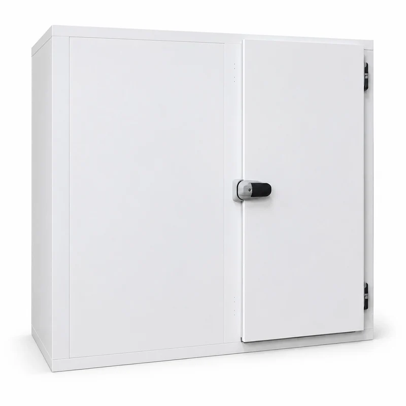 Tiefkühlzelle 1.500 x 2.400 x 2.250 mm ohne Aggregat – Volumen 5,9 m³ – WS 100 mm – Türbreite 900 mm