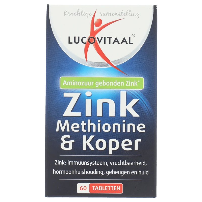 Lucovitaal Zink methionine & koper
