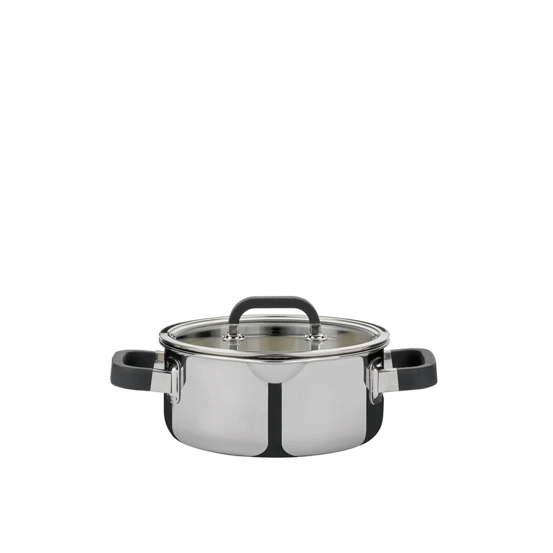 Bratentopf mit Glasdeckel 16 cm