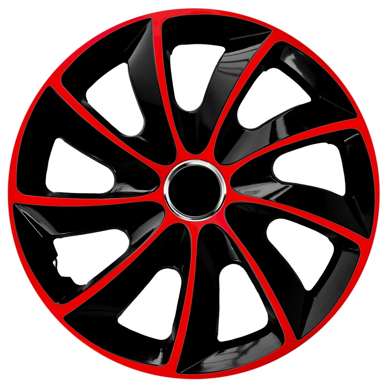 NRM Stig Extra 15'' Universal Radkappe schwarz/rot1 Stück