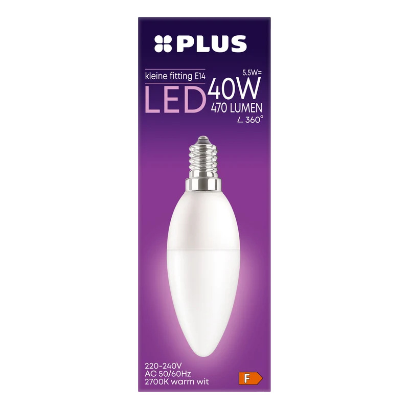 Lamp LED 40W Kaars kleine fit mat