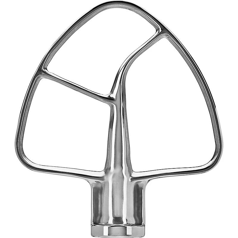 KitchenAid 5KSM5THFBSS Flachrührer, Edelstahl für Küchenmaschine Artisan