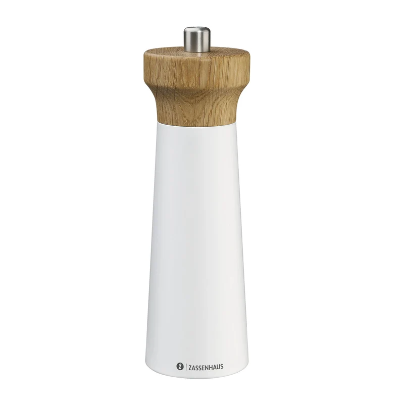 Pfeffermühle WESTERLAND 18 cm weiß/Eiche
