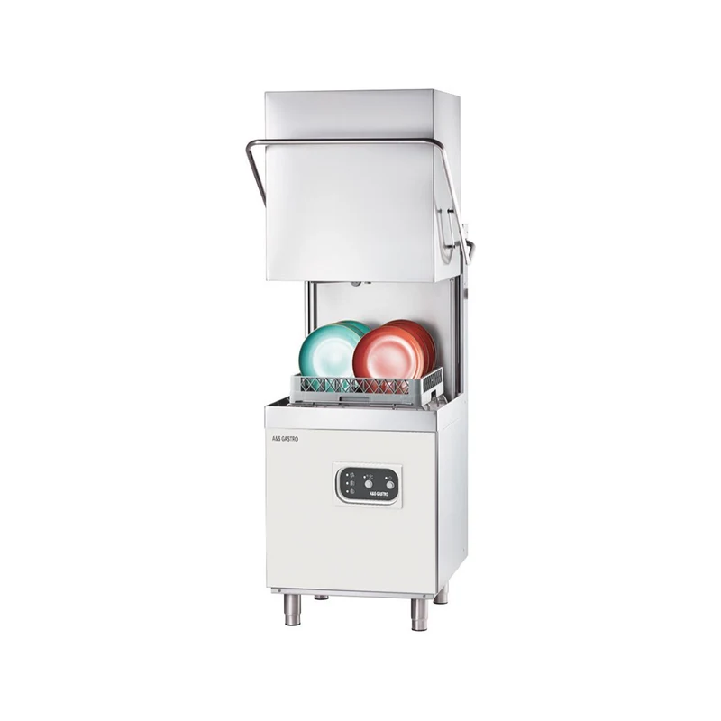 Haubenspülmaschine inkl. Klarspülmittel- und Reinigerdosierpumpe – 400 Volt, 10,8 kW – 728x816x1505 mm