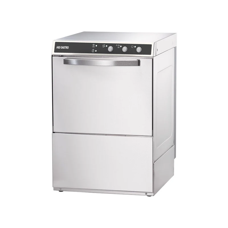 Geschirrspülmaschine inkl. Klarspülmitteldosierpumpe – 400 Volt, 4,9 kW – 565x665x835 mm