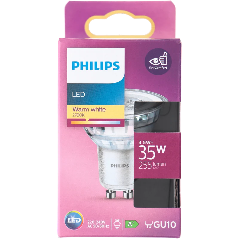 Philips LED 35W spot GU10 niet dimbaar