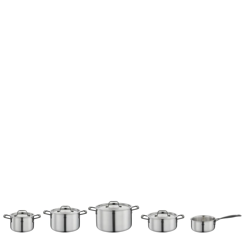 Topf-Set 5-teilig, schwarz
