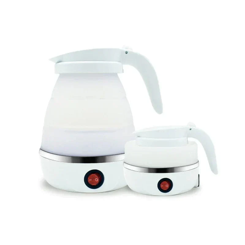 Faltbarer Wasserkocher | Kompakter 0,6-Liter-Reisewasserkocher mit Temperaturregelung und 850 W