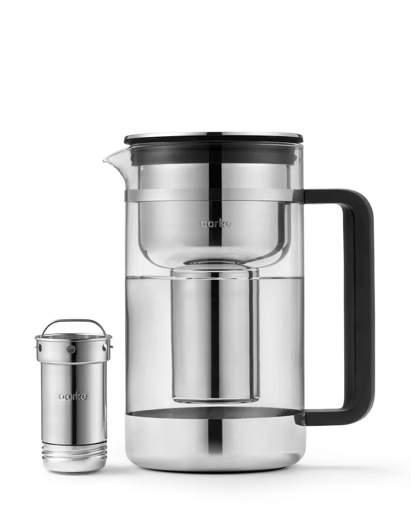 Aarke Purifier Wasserfilter Kanne Large 2,8 Liter