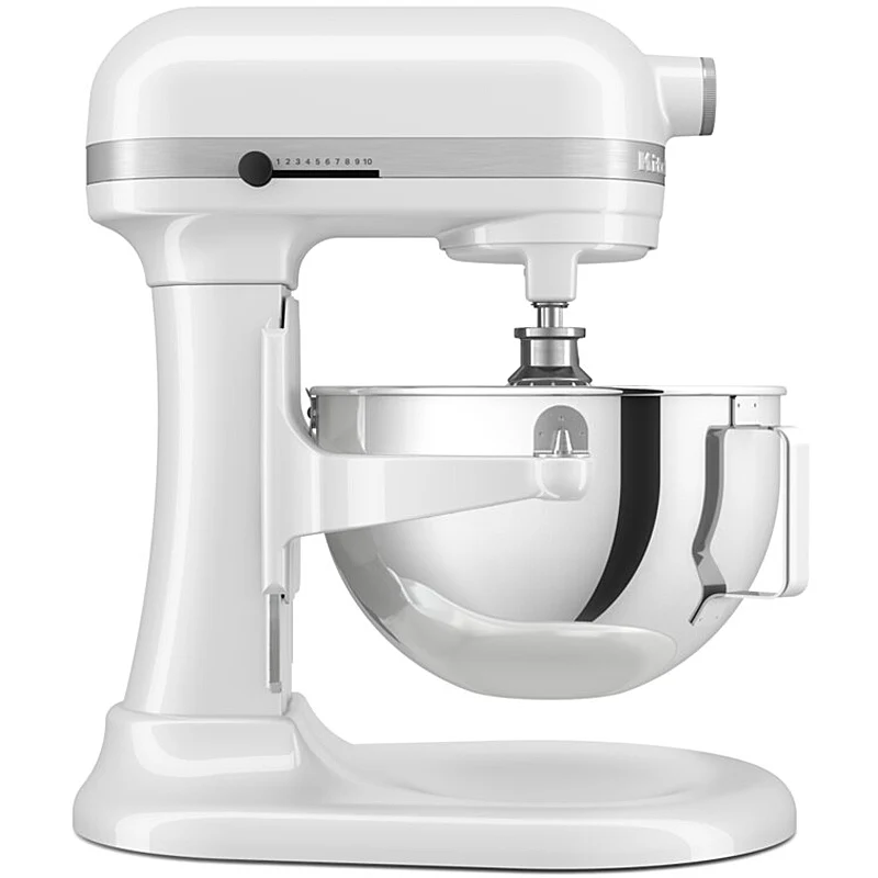 KitchenAid 5KSM55SXXEWH Heavy Duty Küchenmaschine Weiß – 5,2L Leistung und zeitloses Design