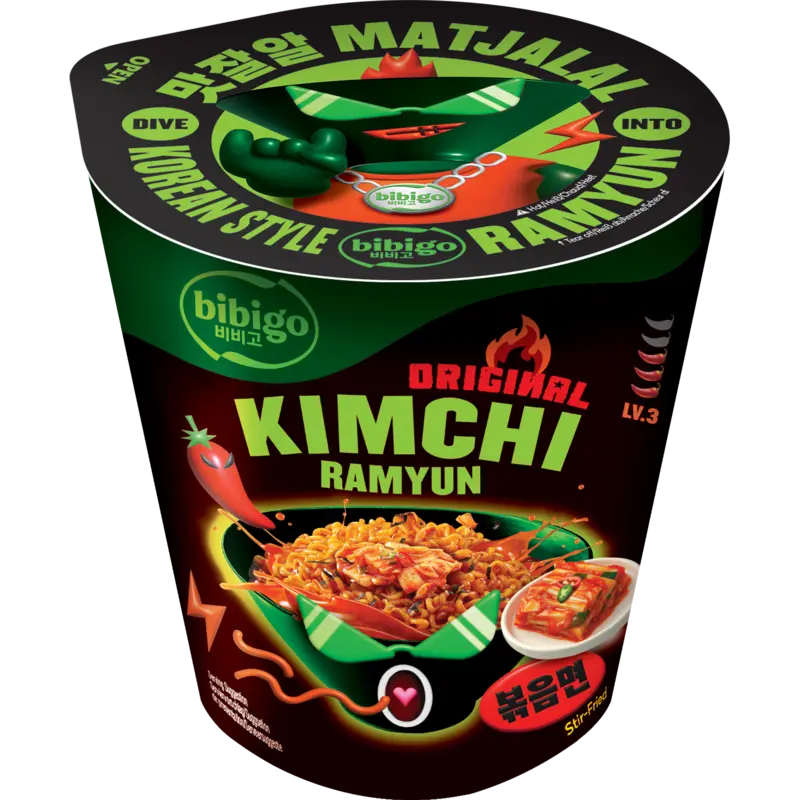 Bibigo Kimchi ramyun original noodles cup