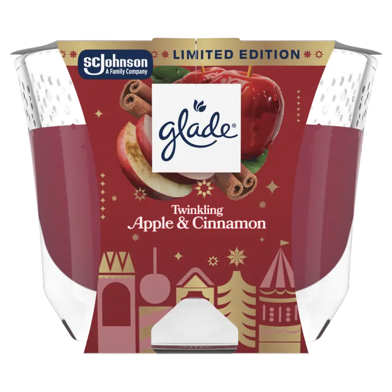 Glade Langbrandende kaars apple & cinnamon