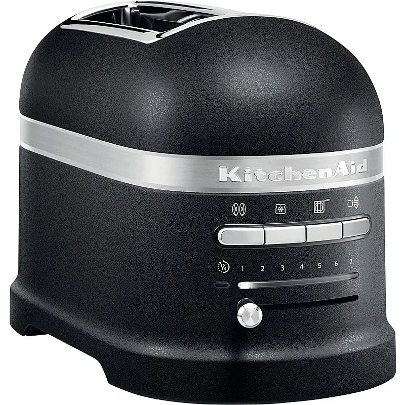 KitchenAid Artisan Toaster 2 Scheiben – Gusseisen Schwarz 5KMT2204EBK inkl. Sandwichzange