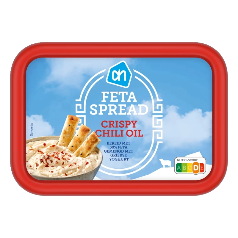 Feta spread crispy chili oil