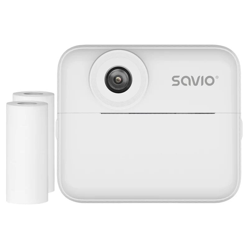 Savio Sofortbildkamera für Kinder, 48MP Auflösung, 2,4'' Bildschirm, 2 Thermorollen, SAVAN-01