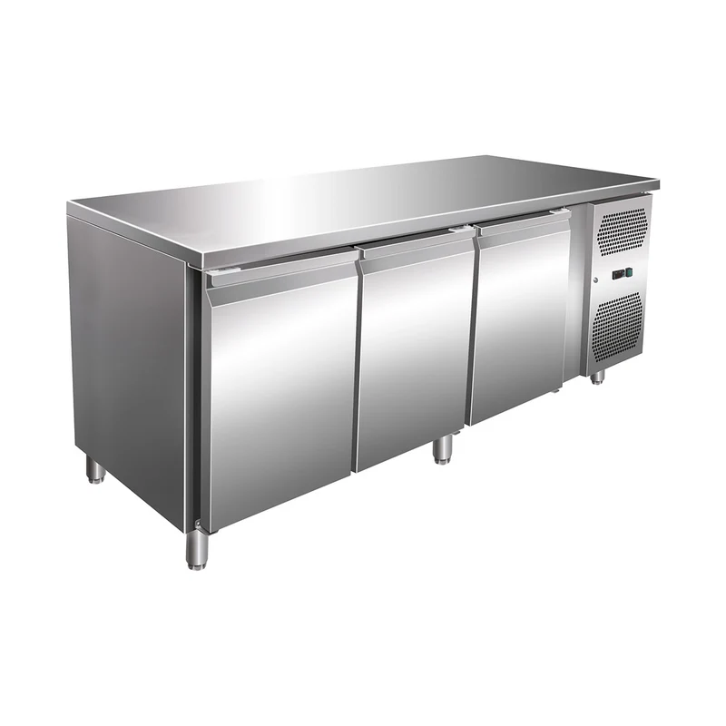 Tiefkühltisch mit eingebauter Kühlung -18° / -22° – B x T x H 1.795 x 700 x 860 mm – Breite 1795 mm – Art.-Nr. TKT-VIP-3