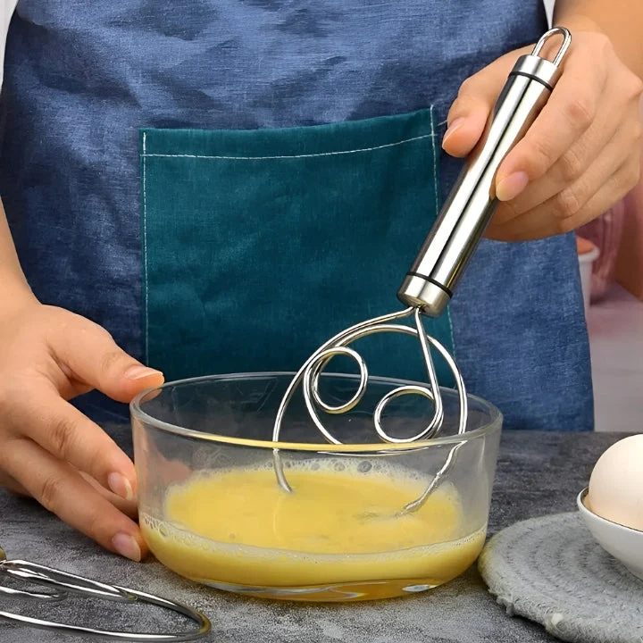 Küchen-Schneebesen 1+1 Gratis | Ergonomisch & vielseitig | Klümpchenfreie Teige & Saucen mühelos