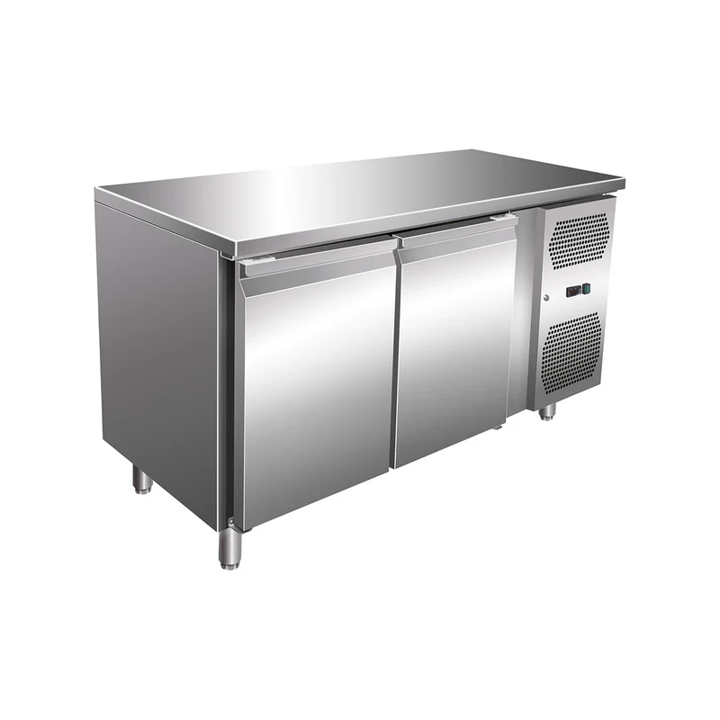 Tiefkühltisch mit eingebauter Kühlung -18° / -22° – B x T x H 1.360 x 700 x 860 mm – Breite 1360 mm – Art.-Nr. TKT-VIP-2