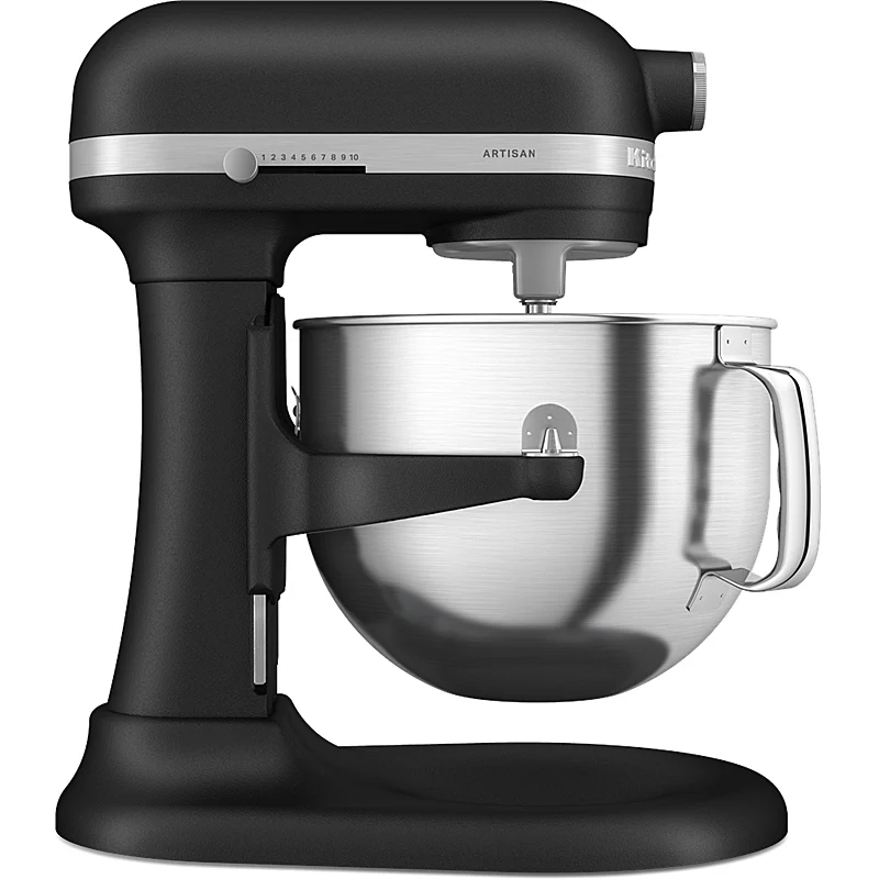 KitchenAid 5KSM70SHXEBK Küchenmaschine 6,6 L ARTISAN mit Schüsselheber Farbe Gusseisen Schwarz